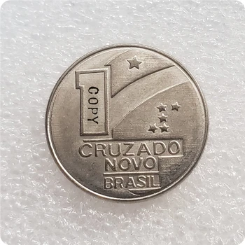 1990 Бразилия 1 монета-копия Cruzado Novo - Креста Христова
