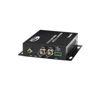 2-канальный оптоволоконный видео конвертер TVI / CVI / AHD / CVBS с данными RS485