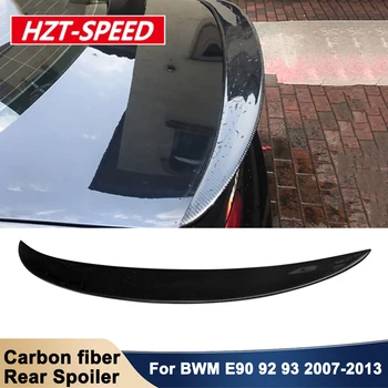 4-Дверный Задний Спойлер P Style Из Углеродного Волокна Для BMW 3 Серии E90 92 93 Модифицированное Верхнее Крыло Заднего Автомобиля