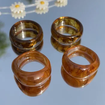 5 шт., кольцо с гало-краской в японском стиле, кольцо из смолы 