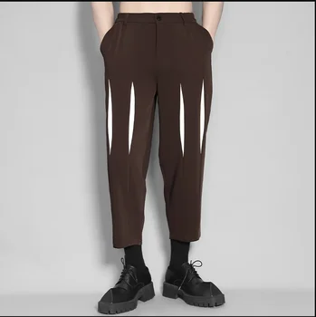 E04141 Модные мужские брюки 2023, подиум, роскошный известный бренд, европейский дизайн, мужская одежда для вечеринок