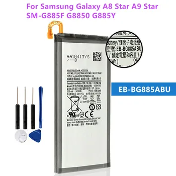 EB-BG885ABU Для Samsung Galaxy A8 Star A9 Star SM-G885F G8850 G885Y 3700 мАч Реальная Емкость Batteria Accu + Инструменты
