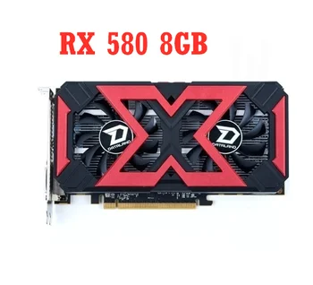 RX 580 8GB Игровая видеокарта placa de Плата видеокарты gpu nvidia geforce PC Компьютер не RX6800 6700 6600 5700 5500