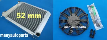 алюминиевый радиатор и вентилятор 50 мм для AUSTIN ROVER MINI COOPER MT 1959-1997 59 60 61