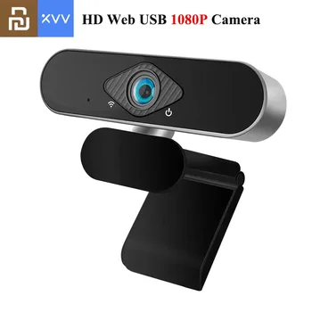 Веб-камера Youpin Xiaovv 1080P С Микрофоном 150 ° Широкоугольная USB HD-Камера Для Портативного Компьютера Веб-Трансляция Для Zoom YouTube Skype FaceTime