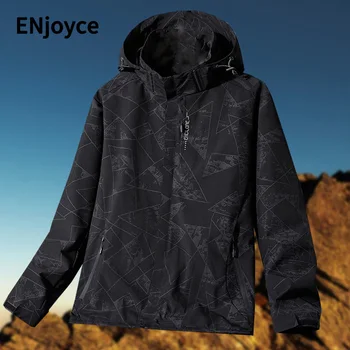Весенне-осенняя мужская походная куртка для кемпинга, мужские спортивные пальто на открытом воздухе, рыбалка, скалолазание, треккинг, ветровка для путешествий, водонепроницаемая