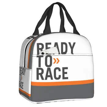 Готовые к гонке Изолированные сумки для ланча для женщин многоразового использования для мотоциклистов для гонок Термоохладитель Ланч-бокс для пляжа кемпинга путешествий