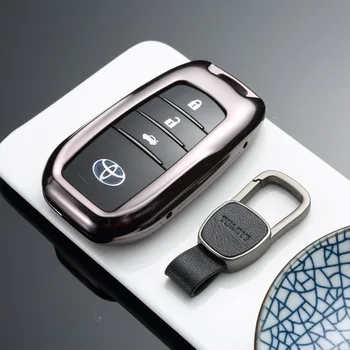 для Toyota Crown Чехол для ключей Prado Camry Corolla Reitz Leiling Чехлы для ключей из алюминиевого сплава брелок для автомобиля Товары в подарок