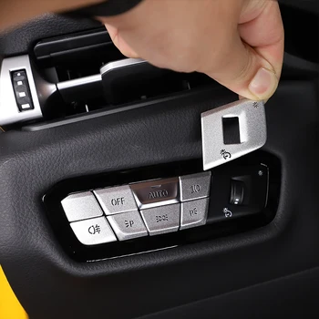 Для Toyota GR Supra A90 2019-2022 Детали интерьера Наклейка на кнопку включения автомобильных фар из нержавеющей стали Автомобильные Аксессуары 8 шт.