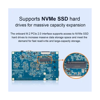 Для платы разработки Orange 5 Модуль PCIE RK3588S 4 ГБ памяти, 8-ядерная 64-разрядная программируемая материнская плата с подогревом