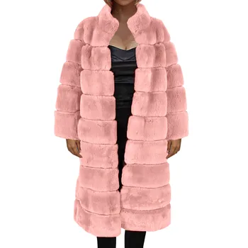 Женская куртка из искусственного меха на молнии, флисовые пальто, женская флисовая куртка из искусственной шерсти с длинным рукавом, короткая куртка из искусственного меха без капюшона