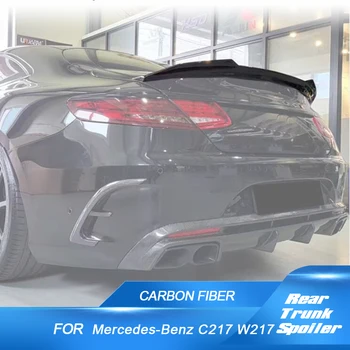 Задний Спойлер Багажника Автомобиля Из Углеродного Волокна Для Mercedes Benz S Class W217 C217 2-Дверный 2015-2020 Задний Спойлер Багажника
