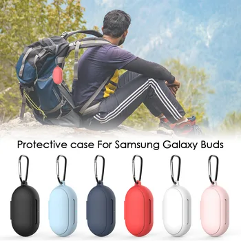 Защитный Чехол Для Galaxy Buds + Плюс Мягкий Силиконовый Чехол для Samsung Galaxy Buds Спортивные Чехлы Для Наушников Bluetooth Аксессуары