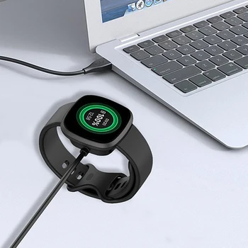 Кабель Зарядного Устройства Для Fitbit Sense Замена USB-Кабеля Для Зарядки, Зажим Для Шнура, Аксессуары Для Док-станции Для Fitbit Versa 4/3 / Fitbit Sense 2/1