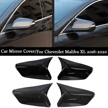 Корпус Зеркала заднего Вида из Углеродного Волокна ABS, Крышка Бычьего Рога, Крышка Зеркала Боковой Двери для Chevrolet Malibu XL 2016-2020