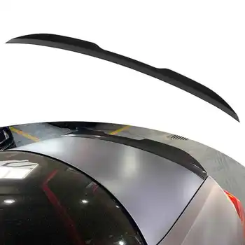 крыло спойлера Глянцево-черное для Maxton Style, Крыло Спойлера заднего багажника, Устойчивое к ультрафиолетовому излучению, Подходит для автомобильных спойлеров B8 2015-2021