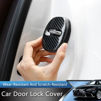 Крышка Дверного Ограничителя QHCP Для Lexus NX RX ES UX IS 4 шт./компл. Защитный Замок Двери Автомобиля Из Нержавеющей Стали, Крышки, Автомобильные Аксессуары