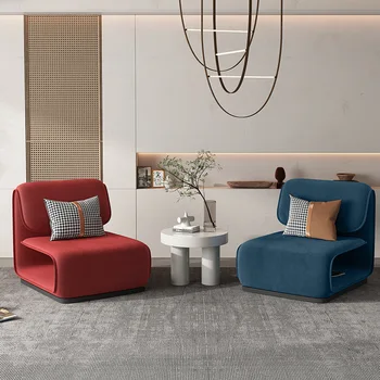 Ленивый диван Мебель для дома, Диваны для гостиной, скандинавская Мебель, Современная Искусственная кожа, Квадратный Съемный Моющийся диван из ткани для отдыха