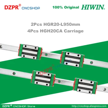 Линейная Направляющая HIWIN HGR20 950 мм 37.40 дюйма Направляющая HGH20CA для Лазерного Станка с ЧПУ для Гравировки По Дереву