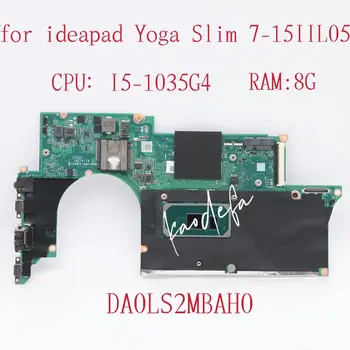 Материнская плата DA0LS2MBAH0 для Ideapad Yoga Slim 7-15IIL05 Материнская плата ноутбука Процессор: I5-1035G4 UAM Оперативная память: 8G FRU: 5B20S43972 100% Тест В порядке