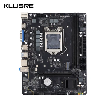 Материнская плата Kllisre H510 LGA 1200 Поддерживает Intel Core i3/i5/i7/i9 10th/11th Процессор Память DDR4 VGA + HDM + DVI M-ATX H510M-H