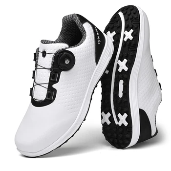 Мужская обувь для гольфа нескользящие кроссовки на траве 2023 Новые водонепроницаемые кроссовки унисекс Женские повседневные спортивные теннисные туфли для мужчин
