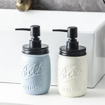 Набор для ванной комнаты, гель для душа, дезинфицирующее средство для рук, бутылочка для прессования лосьона для ванной Nordic, Керамический флакон для дезинфицирующего средства для рук