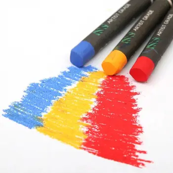 Набор масляной пастели 12/24/36 цветов, карандашные палочки круглой формы для студентов-художников, ручка для рисования, школьные канцелярские принадлежности