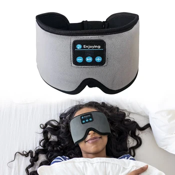 Наушники с маской для сна, повязка на голову Bluetooth, 3D-маска для глаз, наушники для сна, подарки для женщин, мужчин, путешественников