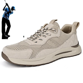 Новый бренд обуви для отдыха, Дышащая обувь для гольфа, мужская модная повседневная спортивная обувь, Уличная обувь для фитнеса, бега трусцой, ходьбы