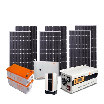 Новый продукт возобновляемая энергия 800 Вт 1 кВт 2 кВт 3 кВт полная фотоэлектрическая солнечная система 10 кВА комплект солнечных панелей для дома