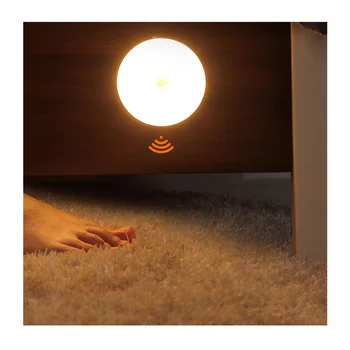 Оптовые комнатные светильники светодиодный датчик движения беспроводной настенный шкаф smart интеллектуальные автоматические светодиодные ночники со звездным небом