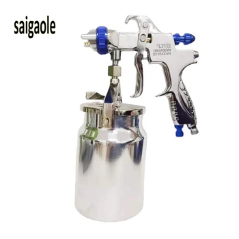 пистолет-распылитель с высокой степенью распыления Saigaole Lower kettle калибра 1,7 / 2,0 мм Пистолет-распылитель низкого давления 206S пневматический пистолет-распылитель HVLP
