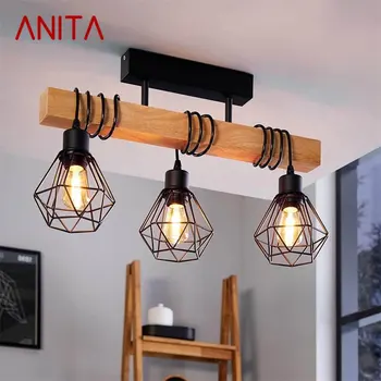 Подвесной светильник ANITA Nordic, оригинальная светодиодная люстра, светильники для помещения в семейной современной столовой