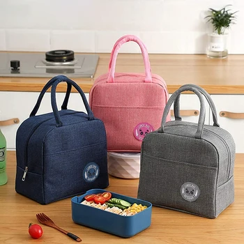 Портативная сумка для ланча, сумка для Бенто, контейнер для ужина, сумки для хранения школьных продуктов, походная Термоизолированная Коробка для Пикника