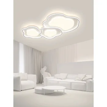 Потолочный светильник Cream Wind Cloud Blossom Простая современная атмосфера, освещение гостиной, Вся сеть, Интеллектуальное сочетание света В целом