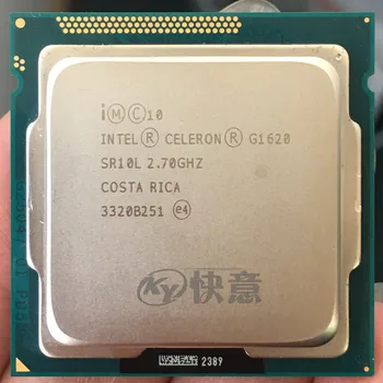 Процессор Intel Celeron G1620 CPU (Кэш 2 М, 2,70 ГГц) Двухъядерный LGA 1155 100% исправный Настольный процессор Бесплатная Доставка