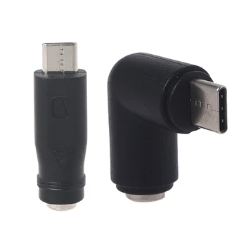Тип C USB C штекер постоянного тока 5,5x2,1 мм Разъем постоянного тока Разъем для зарядки Адаптер питания для мобильного телефона