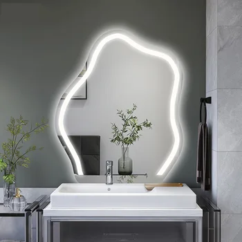 Умное зеркало, Туалетный столик для душа в ванной, Нерегулярное Зеркало, Наклейка на стену, Зеркало Косметическое Espejos Decorativos Rome Decor
