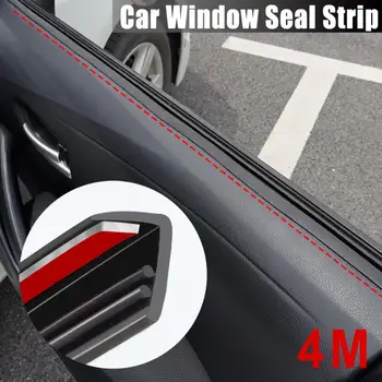 Уплотнительная прокладка для окна автомобиля, Резиновый наполнитель бокового стекла, Уплотнительная прокладка 7-образной формы, Шумоизоляция, автомобильные аксессуары, Защитные полосы