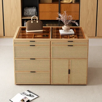 Шкаф Накадзима, гардеробная, спальня, Светлый Роскошный шкафчик для хранения ювелирных изделий