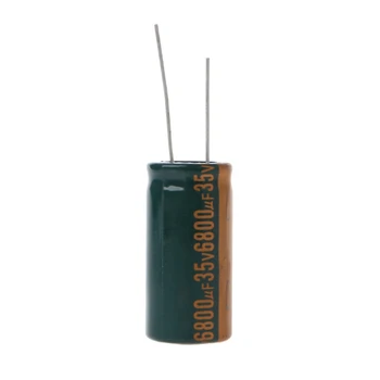 Электролитический радиальный конденсатор емкостью 35 В 6800uF, высокочастотный низкий ESR