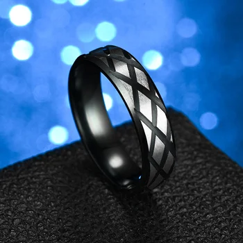Ювелирные изделия Милые Новые Креативные Титановые стальные Черные Мужские Корейские женские кольца из нержавеющей стали для новобрачных, обручальное кольцо для женщин